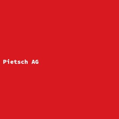 Hersteller: Pietsch AG