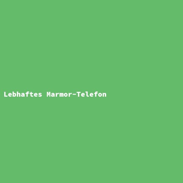 Lebhaftes Marmor-Telefon