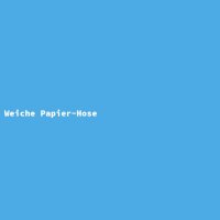 Weiche Papier-Hose
