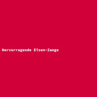 Hervorragende Eisen-Zange