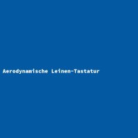 Aerodynamic Linen Keyboard