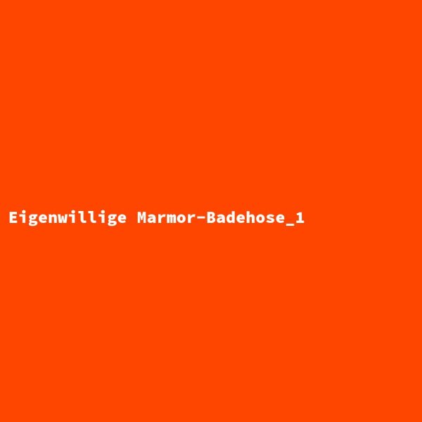 Eigenwillige Marmor-Badehose_1