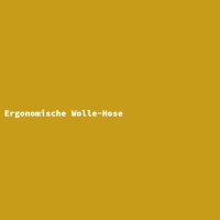 Ergonomic Wool Pants