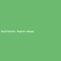 Rustikales Papier-Handy